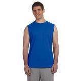 The Gildan Adult Ultra Cotton 6 oz Sleeveless T-Shirt - ROYAL - S