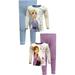 Disney Girls' Disney Frozen II Elsa and Anna 4 Piece Toddler Cotton Pajama