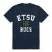 W Republic 539-294-NVY-04 East Tennessee State University Arch T-Shirt, Navy - Extra Large