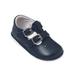 Angel Little Girls Navy Perforated Double Buckle Mary Jane Shoes 7 Toddler