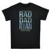 Personalized Rad Dad T-Shirt - L - Light Plaid - Black