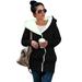 New Autumn Winter Women Hoodies Coat Warm Fleece Coat Zip Up Outerwear Hooded Sweatshirts Casual Long Jacket Plus Size