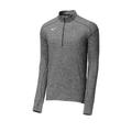 Nike Mens Element 1/4 zip Breathable Stretch Running Top Shirt Black Heather