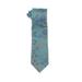 Alfani NEW Blue Grey Summer Floral Men's Slim Neck Tie Silk Accessory 463