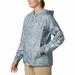 NEW Women's Columbia Flash Forward Printed Grey Hooded Windbreaker Size XS