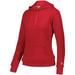 Russell Athletic Womens Lightweight Hooded Sweatshirt, M, True Red, M, True Red
