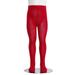 Red Piccolo Heavyweight Opaque Toddler Little Girls Tights 2T-16