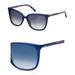 Max Mara MM MmTubeI Sunglasses 0S6F Blue Pattern