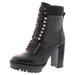 Vince Camuto Womens Ermania Combat Block Heel Platform Boots