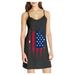 Bescita Plus Size Women Casual Summer Dress Slim A-Line V-Neck Independence Day Printing Sleeveless Sling Skirt Dress