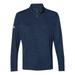 Adidas - Lightweight MÃƒÂ©lange Quarter-Zip Pullover - Color - Collegiate Navy Melange - Size - S