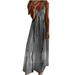 Bescita Women Summer V-Neck Casual Printing Loose Sleeveless Loose Long Dress