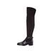 Nine West Womens Nacoby2 Leather Closed Toe Over Knee Riding Boots