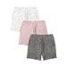 Comfort Choice Women's Plus Size 3-Pack Stretch Cotton Boxer Underwear