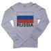 Russia Flag - Special Vintage Edition Men's Long Sleeve Grey T-Shirt