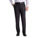 Men's Haggar Premium Comfort Straight-Fit Flat-Front Dress Pants Charcoal