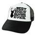 Brother Hunting Gifts Best Buckin' Brother Trucker Hat Brother Present for Men Brother Trucker Hat