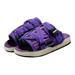 Men Summer Slides Large Sized Nonslip Slippers Trendy Flip-Flops Casual Beach Sandals for Women