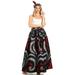 Sakkas Asma Convertible Traditional Wax Print Adjustable Strap Maxi Skirt Dress - 28-Multi - One Size Regular