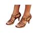 Daeful Womens Fashion Peep Toe Sandals Solid Color Stiletto Heel Shoes Increase Height