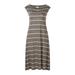 Richie House Women's Medium Style Striped Knit Dress RHW2573