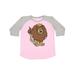 Inktastic Lion Teen Short Sleeve T-Shirt Unisex Pink and Heather L