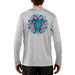 SAND.SALT.SURF.SUN Turtle Shells Men's UPF 50+ Long Sleeve T-Shirt