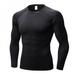 Spree-Compression Shirts MEN Long-sleeved Shirts,Compression Workout Tight-fitting Quick-drying Shirts, Training Sportswear Shirts,