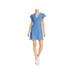 Rails Womens Helena V Neck Button Down Midi Dress