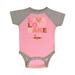 Inktastic Live Love Bake Infant Short Sleeve Bodysuit Female