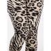Womens Skinny Leggings High Waisted Stretchy Animal Print Cream Leggings 40906C
