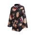 MERSARIPHY Women Foral Satin Silk Mini Dress