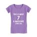 Tstars Girls 7th Birthday Gift Birthday Gift for 7 Year Old Tshirt 7 and Awesome Looks Like Seven Year Old Birthday Gift Birthday Party B Day Girls Fitted Kids T Shirt