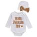 Canis 2Pcs Infant Newborn Baby Girls Sequin Romper Hat Clothes Outfit