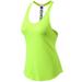 Ladies Women Active Wear Tops Vest Tank Tops Yoga Tee Sleeveless T-Shirt Compression Sports Gym Fitness Jogging Running Green M