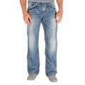 Silver Jeans Denim Mens Gordie Loose Fit Light Wash M8456SMC137