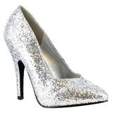 511-GLITTER, 5" Glitter Slide Pump Shoe