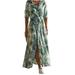 Women Casual Long Sleeve Button Down Loose Long Maxi Party Shirt Dress Plus Size