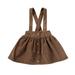 Kids Baby Girls Clothes Strap Skirts Casual Suspender Skirt Party Tutu Dress US