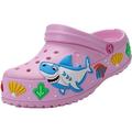 Girls Boys Clogs Shoes Cartoon Slides Sandals Little Kid's Slip-on Garden shoes Lightweight Beach Pool Shower Slippers, Pink