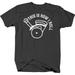 This is How I roll Pizza Wheel Food Shirts for Men Large Dark Gray