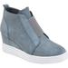 Women's Journee Collection Clara Wedge Sneaker