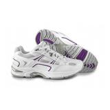 Vionic Walker White/Purple Women's Lace Up Sneakers