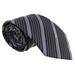Missoni Multi Stripe Blue/Grey Woven 100% Silk Tie