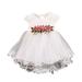 Summer Sleeveless Princess Party Dresses Infant Kids Baby Girl Ball Gown