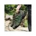 LUXUR Mens Breathable Outdoor Climbing Trekking Shoes Water Shoes Hiking Non-slip Waterproof Sneakers