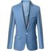 Men's Plus Size Casual Slim Fit One Button Suit Blazer Business Work Coat Jacket