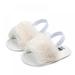 Infant Baby Girls Sandals Soft Sole Toddler Flats First Walkers Anti-slip Walking Shoes, Milky White 11 Style