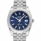 Rolex Datejust 41 Blue 18k White Gold/Steel Jubilee 41mm 126334 Blue Jubilee