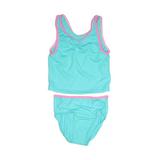 Pre-Owned Lands' End Girl's Size 6X Two Piece Swimsuit